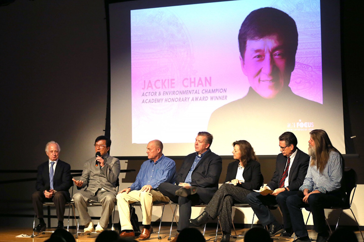 Jackie Chan's “Green Hero” Panel Event
